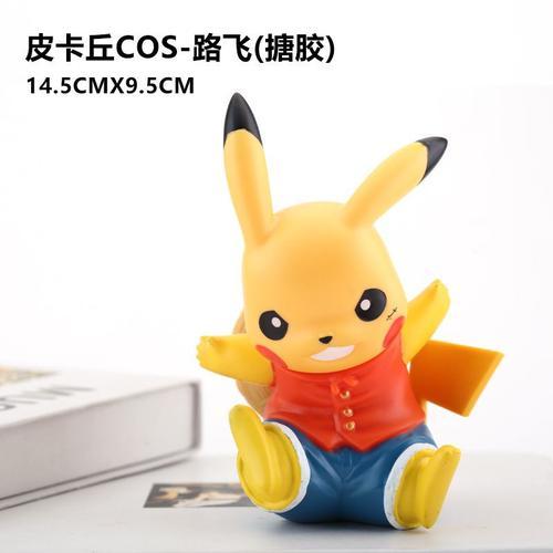 Pokemon Pikachu Cos Luffy Zoro