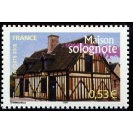 Timbre France 2005, Oblitéré - Maison Solognote - 0.53 Yt3820