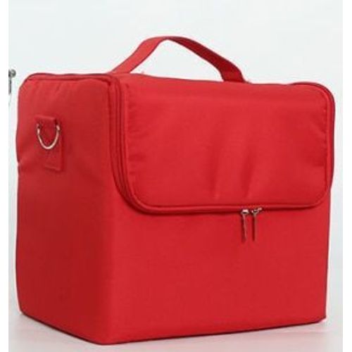 Sac a cosmetiques de grande capacite pour femmes etui de maquillage a plusieurs couches valise de manucure et de coiffure organisateur de rangement d'outils de voyage