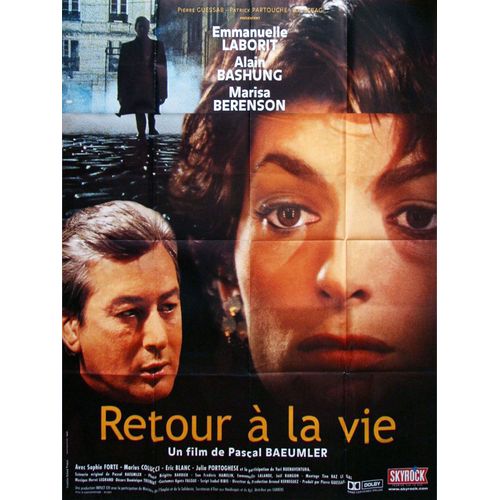 Retour À La Vie - Véritable Affiche De Cinéma Pliée - Format 120x160 Cm - De Pascal Baeumler Avec Emmanuelle Laborit, Alain Bashung, Marisa Berenson - 2000 #