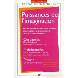 Puissances De L'imagination - Don Quichotte De Cervantès - De La Recherche De La Vérité De Malebranche - Un Amour De Swann De Proust