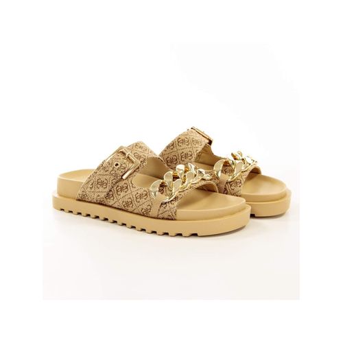 Sandale Guess Fatema Logo 4g Marron