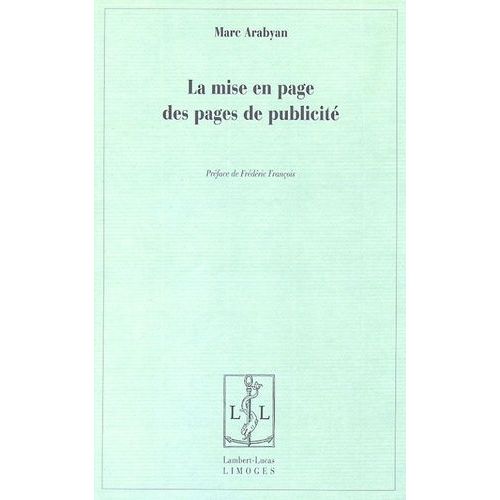 La Mise En Page Des Pages De Publicité