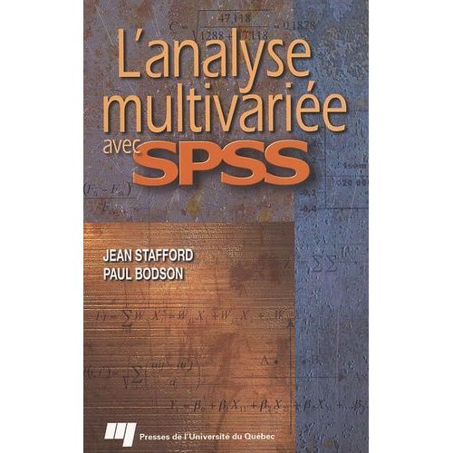 L'analyse Multivariée Avec Spss