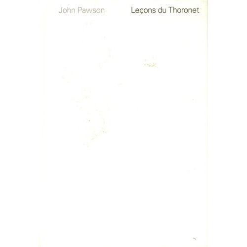 Leçons Du Thoronet - Edition Bilingue Français-Anglais