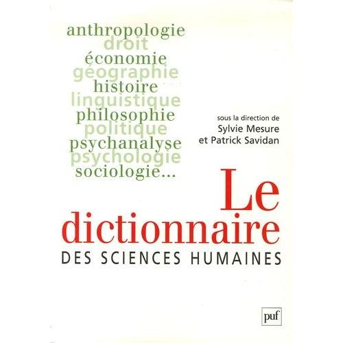 Le Dictionnaire Des Sciences Humaines