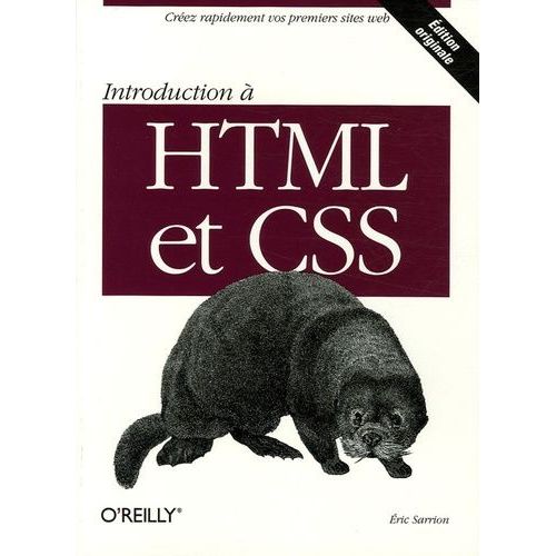 Introduction À Html Et Css