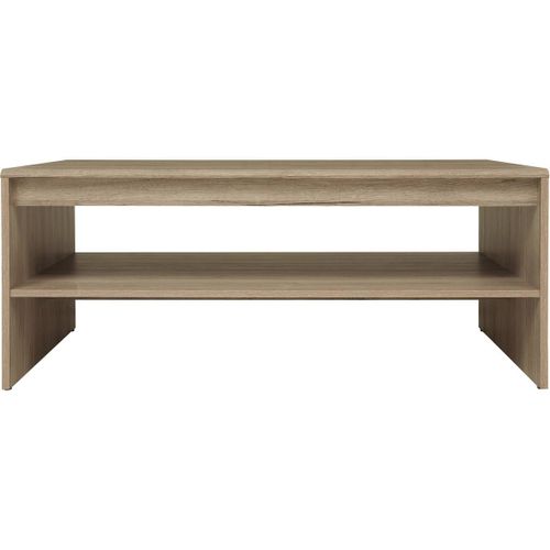 Table Basse "Elpasso" - 65 X 46,5 X 110 Cm - Chêne San Remo Clair