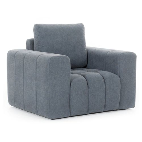 Fauteuil "Lazaro" - 108 X 89 X 85 Cm - Gris