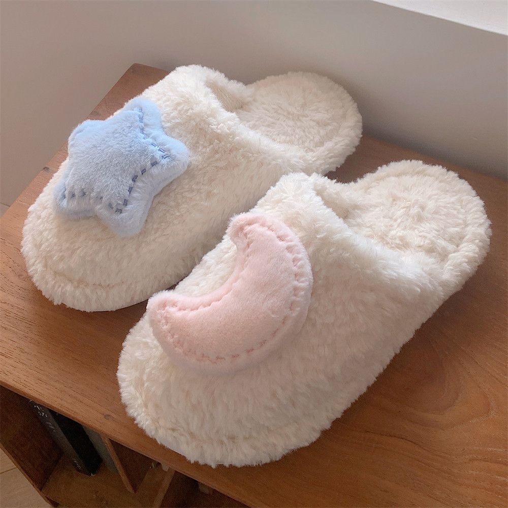 Chambre Chaud Fond Doux Mignon Baotou Coton Pantoufles Autom... - 4