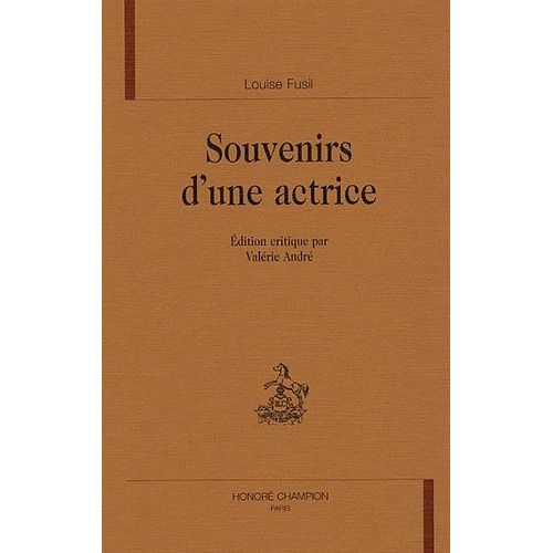 Souvenirs D'une Actrice