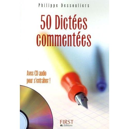 50 Dictées Commentées - (1 Cd Audio)