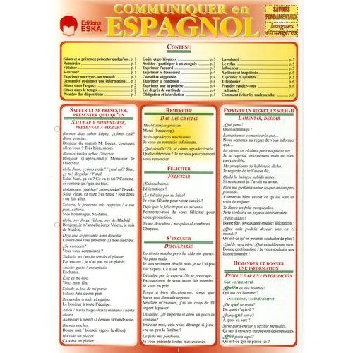 Communiquer En Espagnol