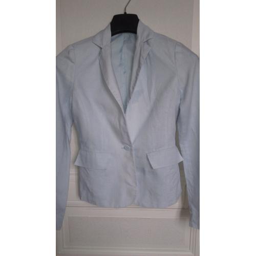 Tailleur discount bleu clair