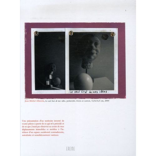 Jean-Michel Alberola - Le Seul Etat De Mes Idées 1
