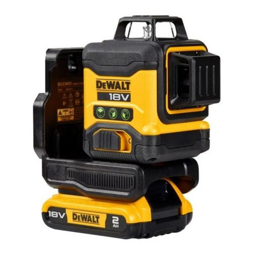 Laser multilignes DEWALT vert 3x360° 18V 2Ah - DCLE34031D1-QW