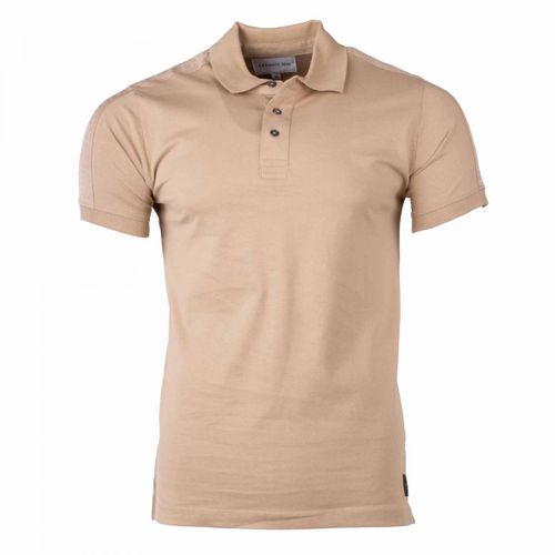 Polo Manches Courtes Coton Doux Bande Logo Épaule Ballabile Homme Cerruti