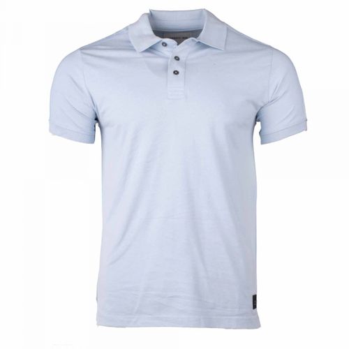 Polo Manches Courtes Coton Doux Bande Logo Épaule Ballabile Homme Cerruti