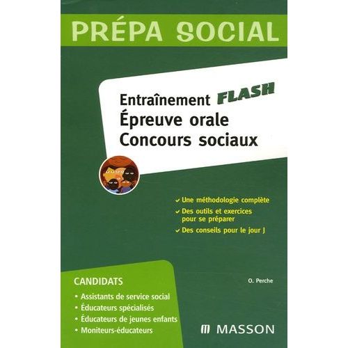 Entraînement Flash - Epreuve Orale Concours Sociaux