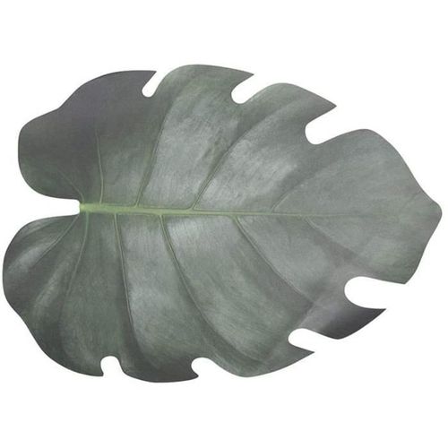 Fallen Fruits C2106 En Forme De Feuille Papier Tapis Lieu (Paquets De 10), Vert
