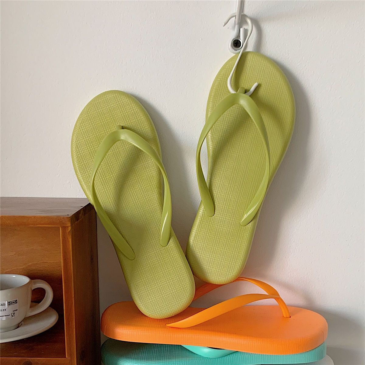 Tongs De Couleur Unie Pour Femmes En Bord De Mer - 38 - 4
