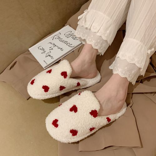 Pantoufles En Coton Pour Femmes Automne Et Hiver Chaussures Pour Femmes Chaudes En Peluche