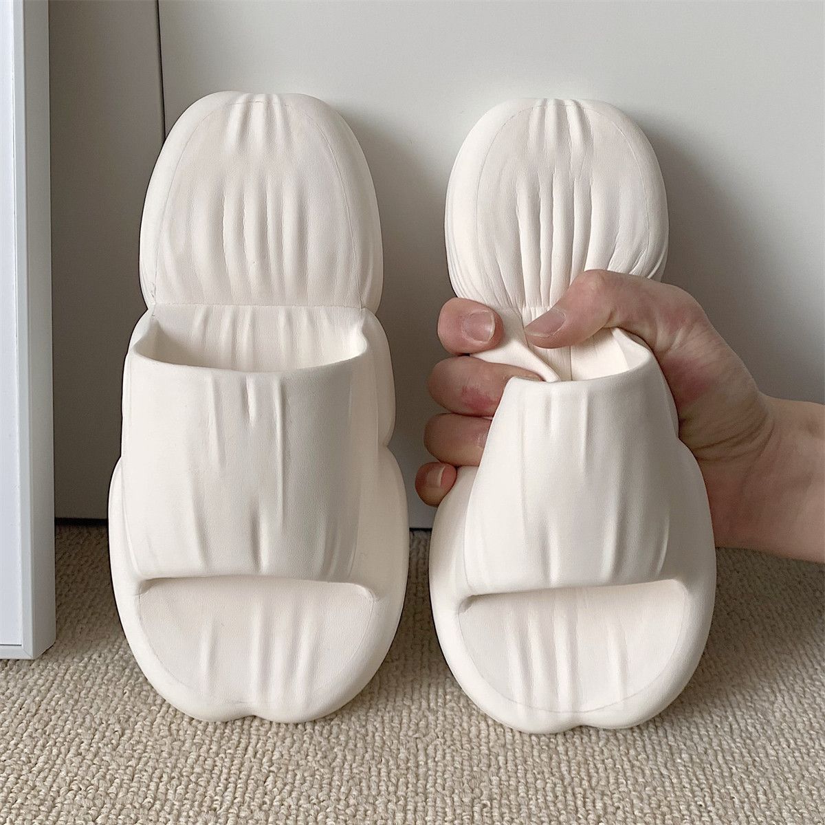 Pantoufles Cratives Confortables  Semelle paisse Et Douce...
