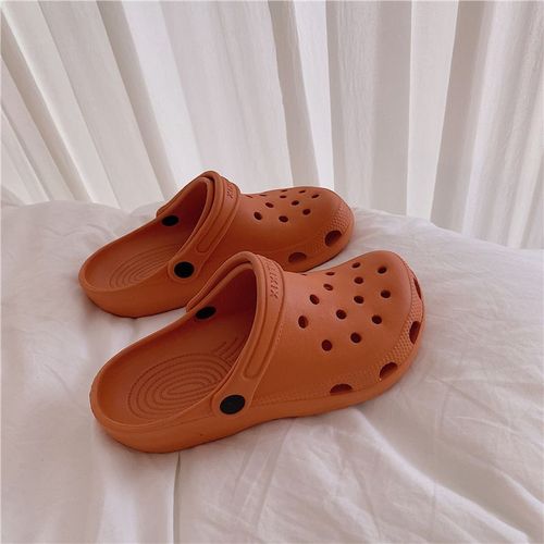 Trou Chaussures Femmes Mignon Girly Plage Baotou Sandales Et Pantoufles Femmes