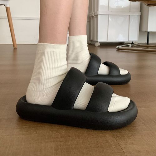 Sandales De Plage À Fond Épais Pour Femmes Et Pantoufles Souples