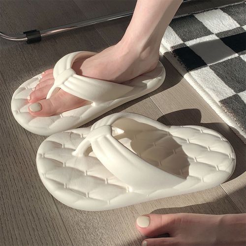 Tongs De Plage En Losange Doux À Semelle Épaisse Et Douce Pour Filles