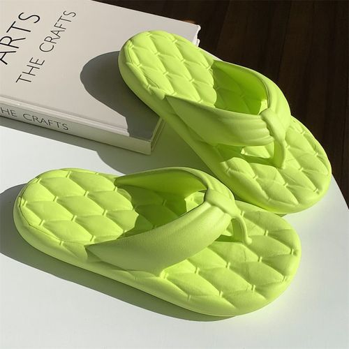 Tongs De Plage En Losange Doux À Semelle Épaisse Et Douce Pour Filles