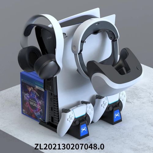 Station De Recharge Pour Sony Ps5, Contrôleur Pour Playstation 5, Accessoires De Commande Dualsense, Berceau De Chargeur De Batterie