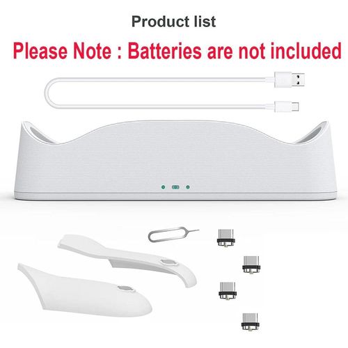 Sans Pile Aa - Station De Charge Pour Oculus Quest 2, Contrôleur Tactile, Station De Charge Pour Casque Vr