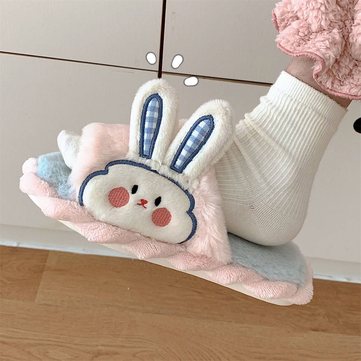 Chaussons En Coton Chauds Pour Filles, Pantoufles D'hiver Do... - 5