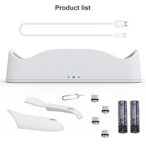 Avec Pile Aa - Station De Charge Pour Oculus Quest 2, Contrôleur Tactile, Station De Charge Pour Casque Vr