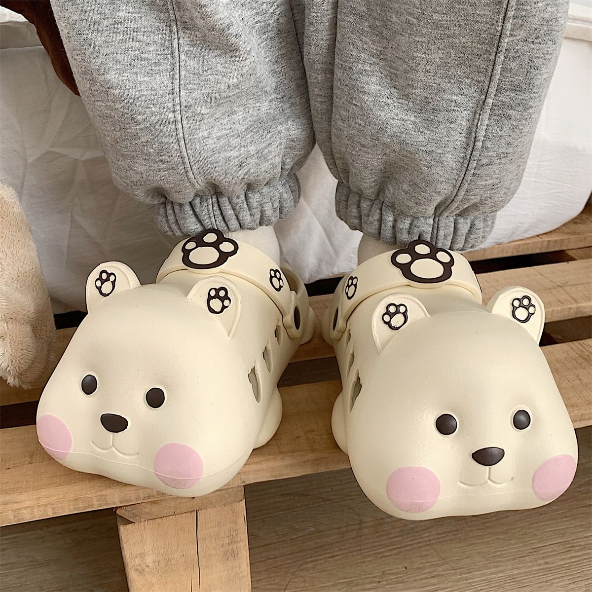 Chaussons D'ours Baotou Mignons Cratifs En Trois Dimensions... - 2