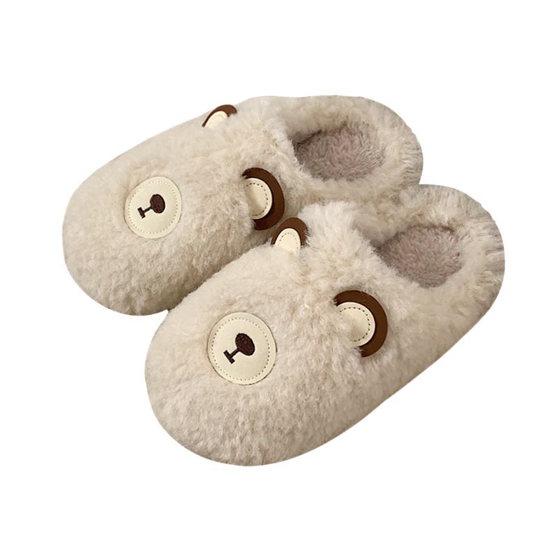 Chaussons En Coton Ours Mignons Pour Filles D'hiver Avec Des... - 6