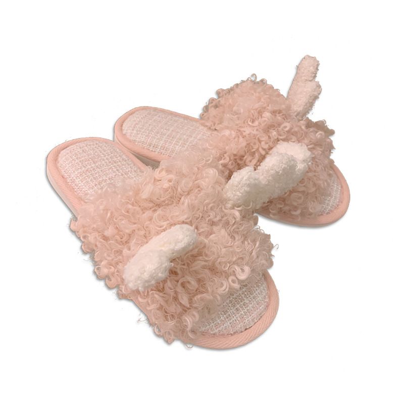 Pantoufles En Peluche  Un Mot Pour Filles Mignonnes Pour Le... - 6