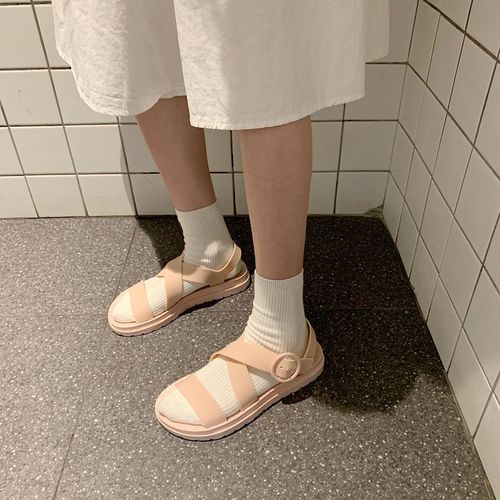 Sandales Femmes Plat Vacances Sandales Romaines Chaussures De Plage