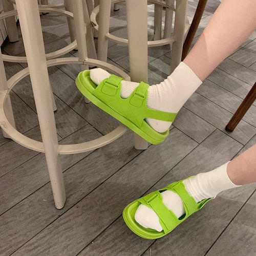 Sandales Femme Preppy Harajuku Sandales Romaines Plates Chaussures Femme