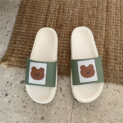 Pantoufles Femmes Dessin Animé Mignon Sandales À Semelles Épaisses Et Pantoufles Pour Hommes
