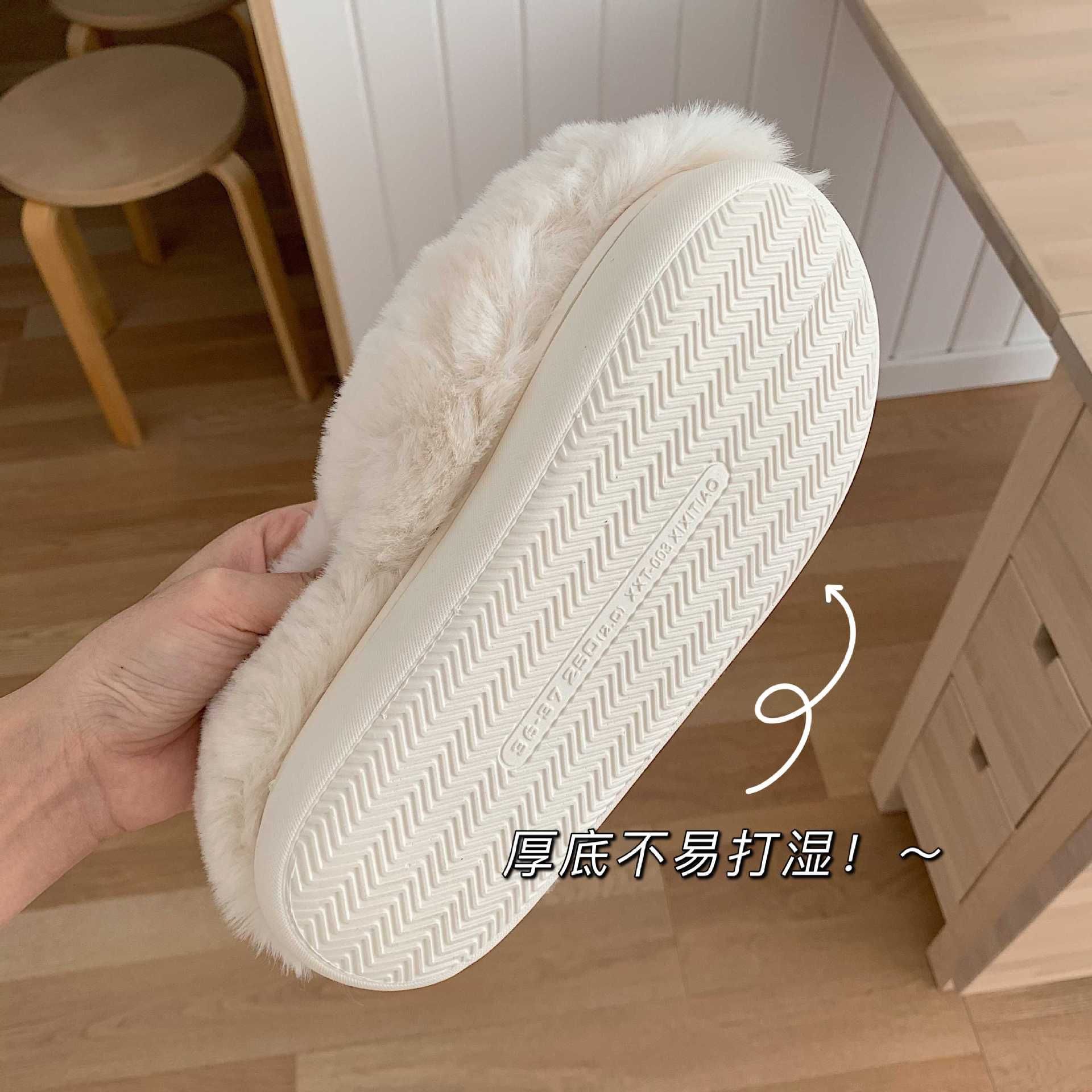 Chaussons En Coton  Fond Doux Et Chauds Pour Filles D'hiver... - 4
