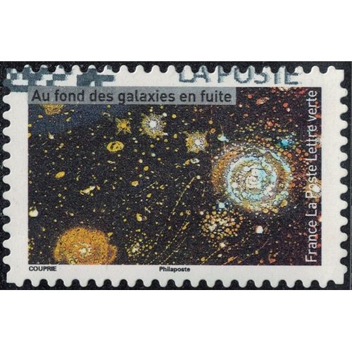 France 2021 Oblitéré Used Tutoyer Les Étoiles Au Fond Des Galaxies En Fuite Y&t 2058 Su