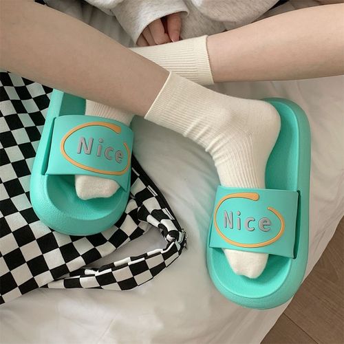 Chaussures De Plage De Vacances En Bord De Mer Sandales Et Pantoufles Antidérapantes Semellespaisses Pour Femmes