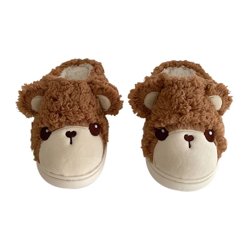 Automne Et Hiver Mignon Chaud En Peluche Baotou Pantoufles E... - 6
