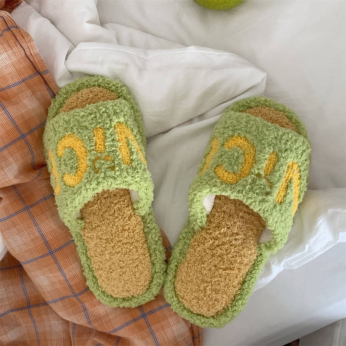 Chaussons En Coton Avec Un Mot Lettres D'automne Et D'hiver ... - 7