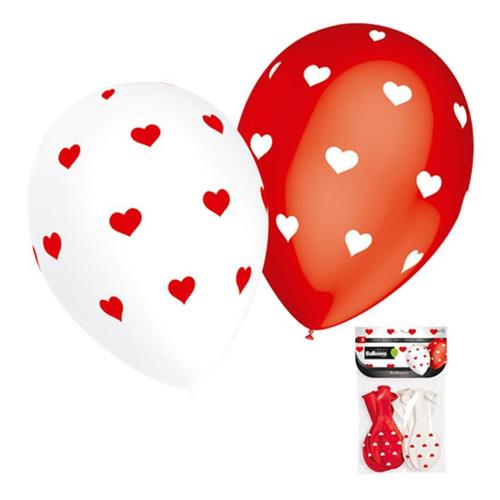 Lot de 8 ballons petits c¿urs de 90 cm de périmètre