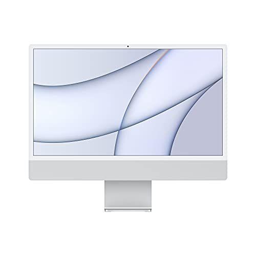 Apple iMac with 4.5K Retina display MGPD3D/A - Début 2021 - M1 8 Go RAM 512 Go Argent QWERTZ