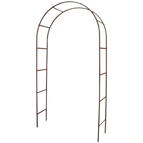 Arche Tube Rond Classique Fer Vieilli 130x40x250cm