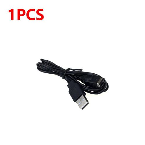 1 Pcs - Câble De Charge Usb Noir Pour Nintendo Ds Nds, Original, 1.2m, Délibérément Garçon, Advance Sp Gba